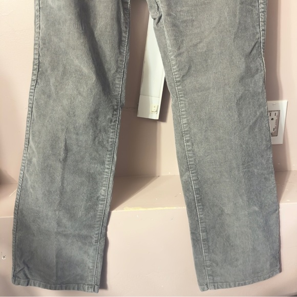 L.L Bean Standard Fit Corduroy Pants Gray Men Size 33 - Picture 3 of 9